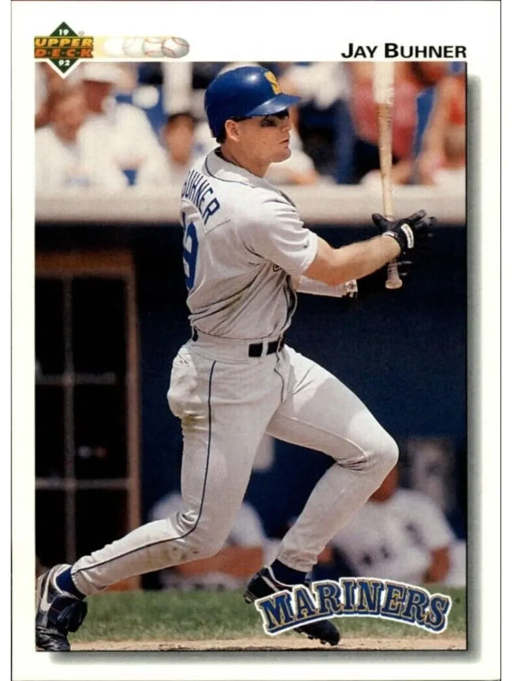 Jay Buhner 1992 Upper Deck MLB #441 Baseball Card Seattle Mariners